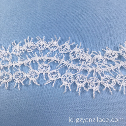 White Lace Lace Crochet Floral datar